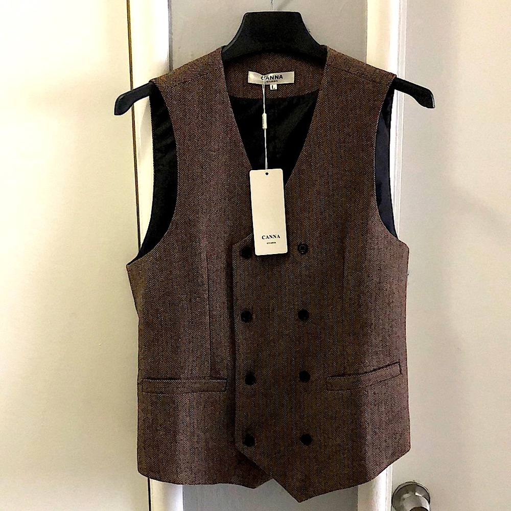 New men’s dress vest.